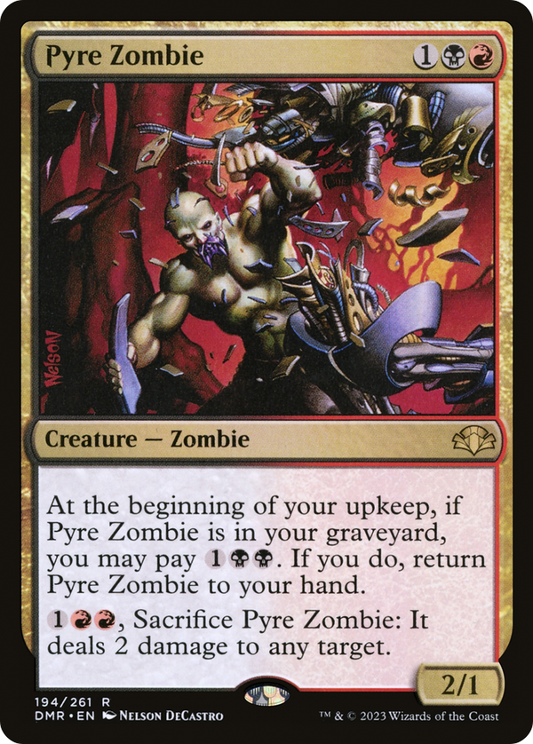 Pyre Zombie (DMR-194) - Dominaria Remastered Foil