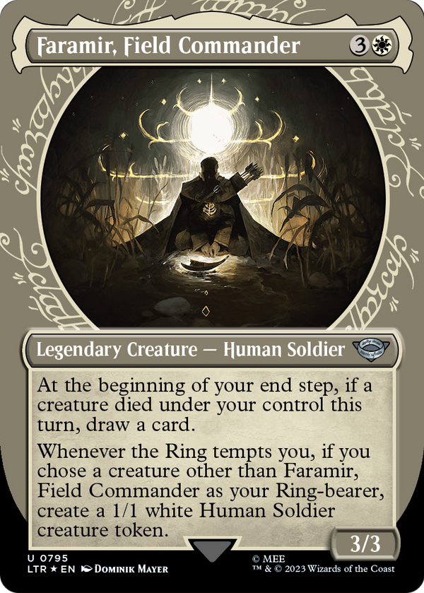 Faramir, Field Commander (Showcase) (Surge Foil) (LTR-795) - The Lord of the Rings: Tales of Middle-earth: (Showcase) (Borderless) Foil