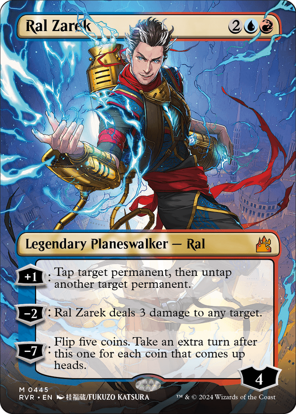 Ral Zarek (Anime Borderless) (RVR-445) - Ravnica Remastered