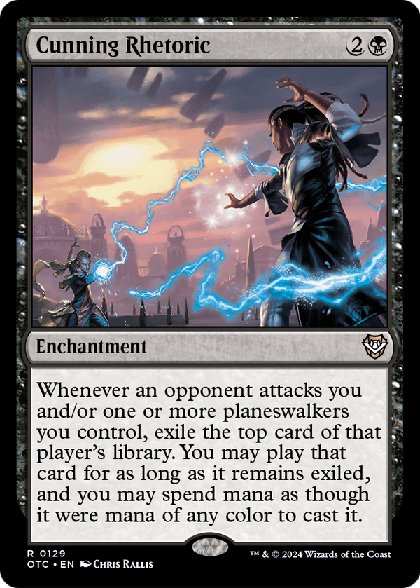 Cunning Rhetoric (OTC-129) - Outlaws of Thunder Junction Commander