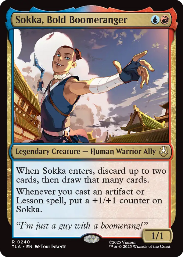Sokka, Bold Boomeranger (TLA-240) - Avatar: The Last Airbender