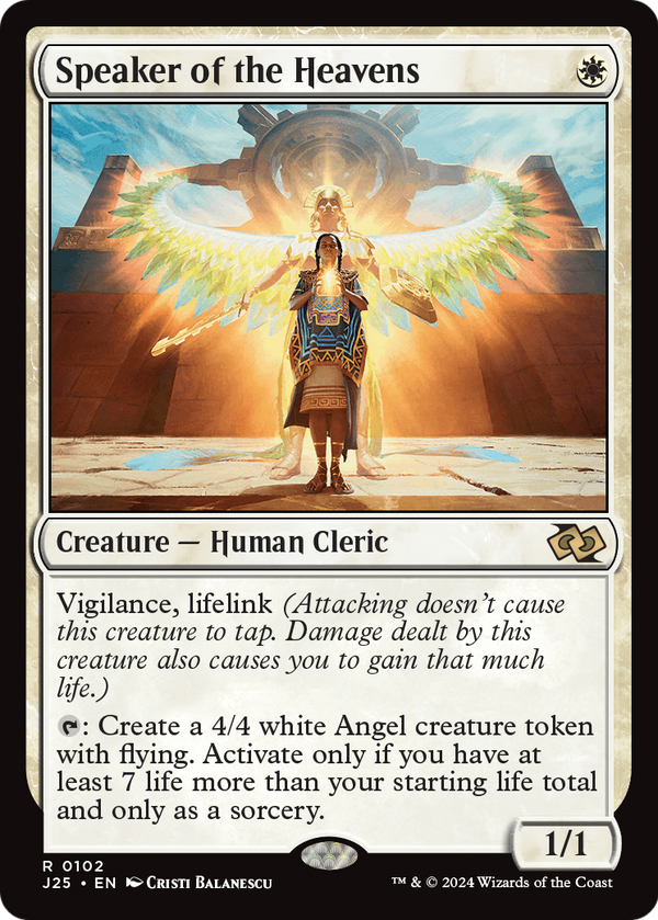 Speaker of the Heavens (J25-102) - Foundations Jumpstart