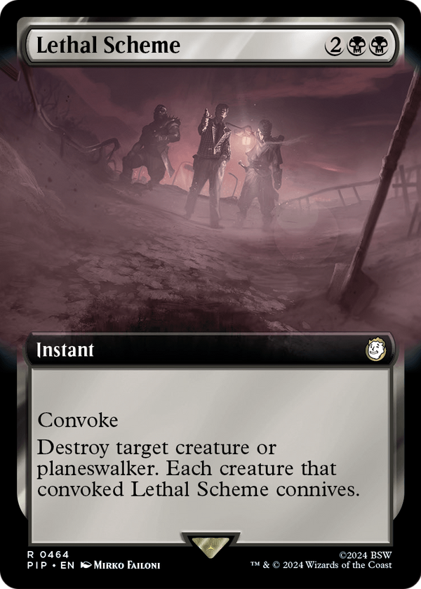 Lethal Scheme (Extended Art) (PIP-464) - Fallout: (Extended Art)