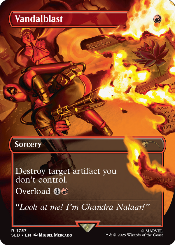 Vandalblast (SLD-1757) - Secret Lair Drop (Borderless) Foil
