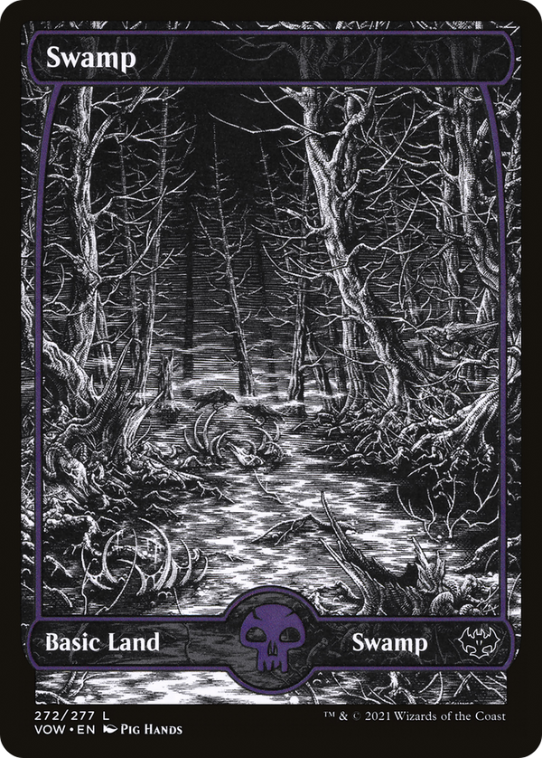 Swamp (272) (VOW-272) - Innistrad: Crimson Vow: (Showcase) Foil