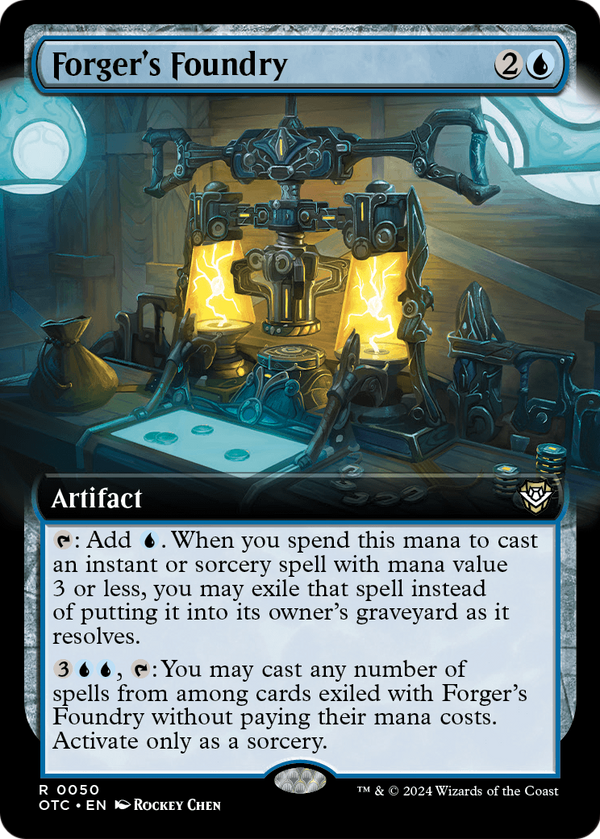 Forger's Foundry (Extended Art) (OTC-050) - Outlaws of Thunder Junction Commander: (Extended Art)