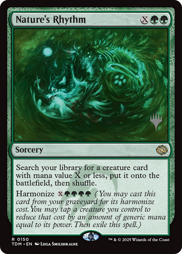 Nature's Rhythm (PPTDM-150) - Promo Pack: Tarkir: Dragonstorm