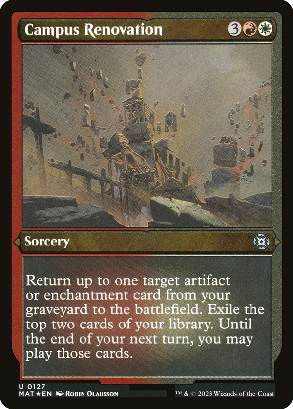 Campus Renovation (Foil Etched) (MAT-127) - March of the Machine: The Aftermath Foil