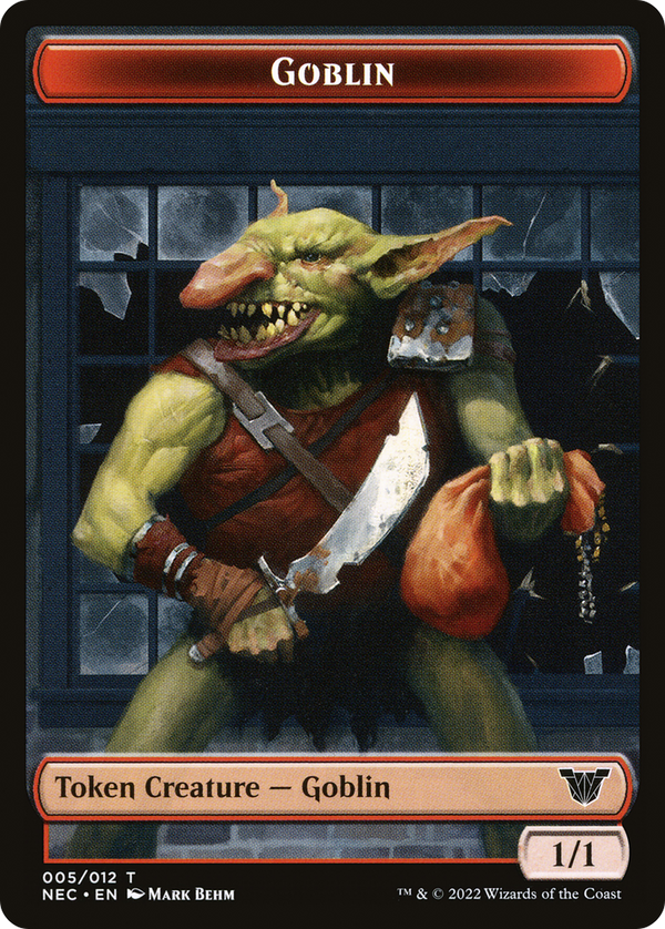 Goblin (TNEC-005) - Neon Dynasty Commander Tokens
