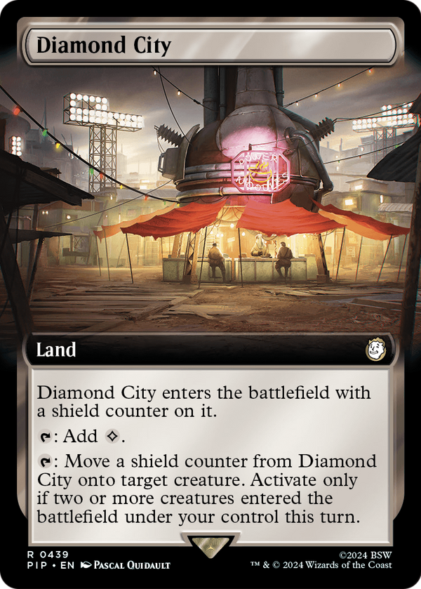 Diamond City (Extended Art) (PIP-439) - Fallout: (Extended Art) Foil
