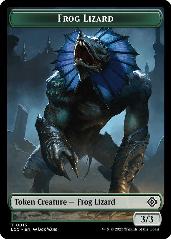 Frog Lizard (TLCC-013) - The Lost Caverns of Ixalan Commander Tokens Foil