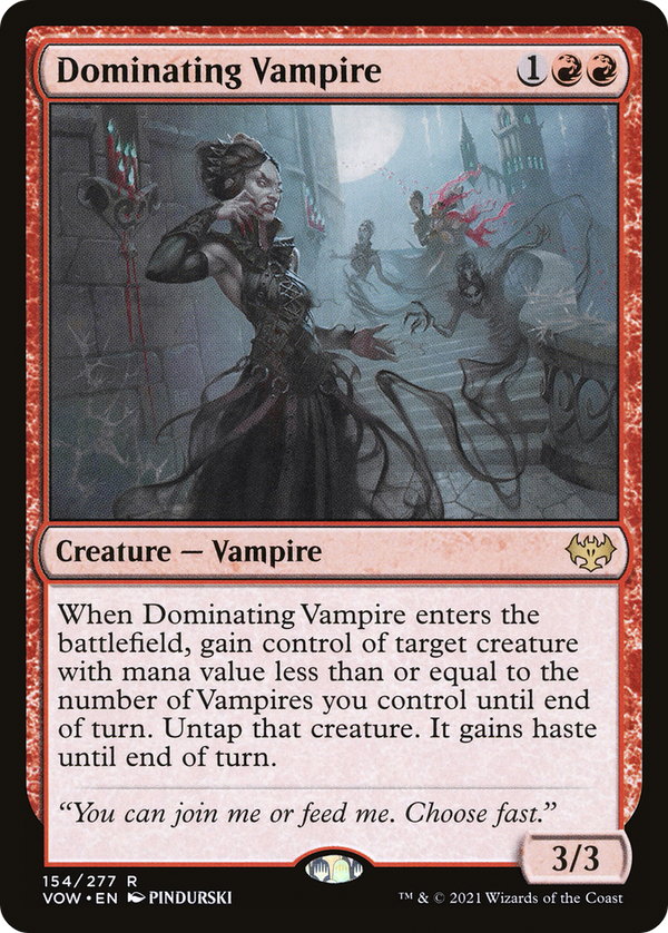 Dominating Vampire (VOW-154) - Innistrad: Crimson Vow