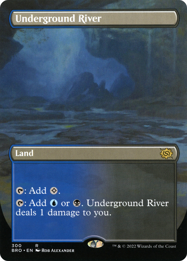 Underground River (Borderless) (BRO-300) - The Brothers' War