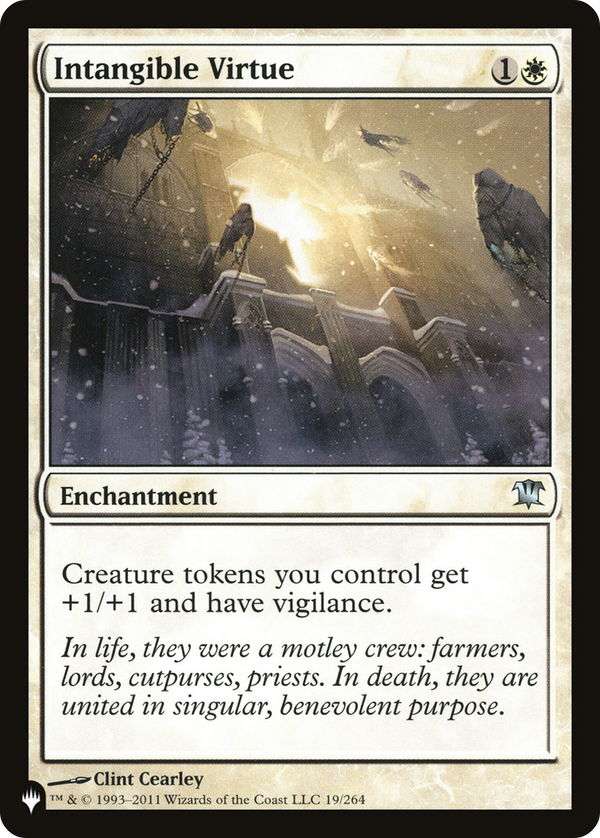 Intangible Virtue (LIST-ISD-19) - The List