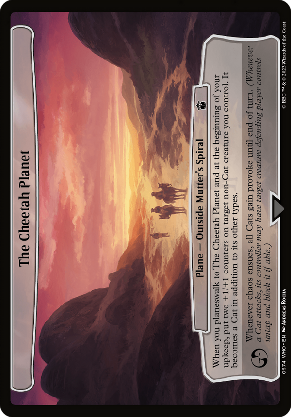 The Cheetah Planet (WHO-574) - Doctor Who