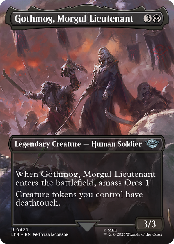 Gothmog, Morgul Lieutenant (Borderless) (LTR-429) - The Lord of the Rings: Tales of Middle-earth