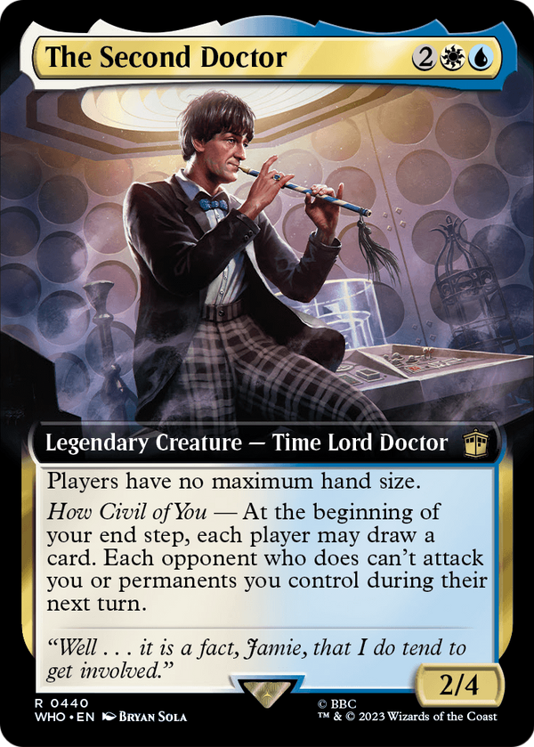 The Second Doctor (Extended Art) (WHO-440) - Doctor Who: (Extended Art)