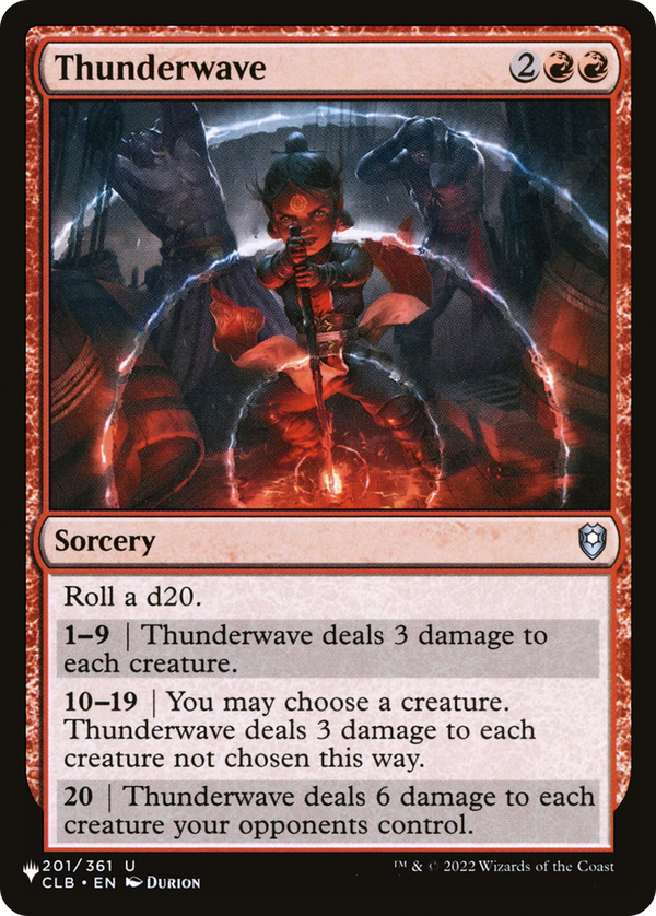 Thunderwave (LIST-CLB-201) - The List