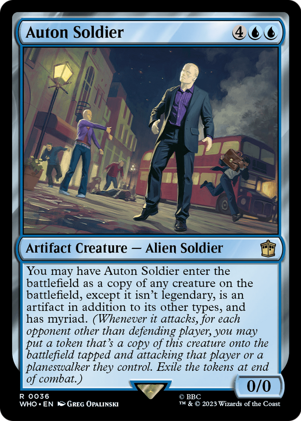 Auton Soldier (WHO-036) - Doctor Who