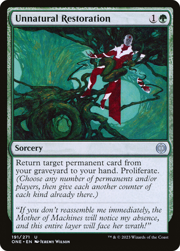 Unnatural Restoration (ONE-191) - Phyrexia: All Will Be One