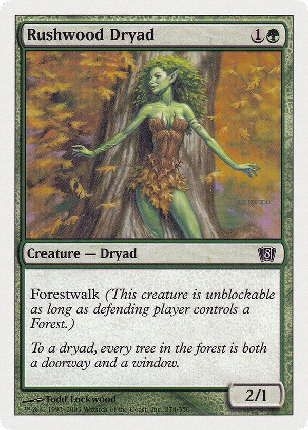 Rushwood Dryad (8ED-278) - 8th Edition