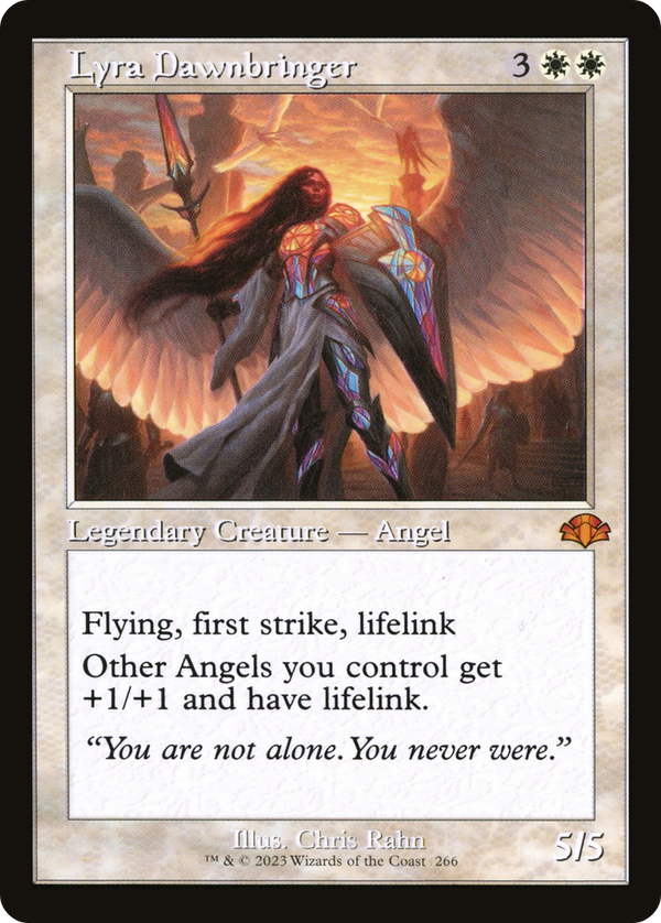 Lyra Dawnbringer (Retro Frame) (DMR-266) - Dominaria Remastered Foil