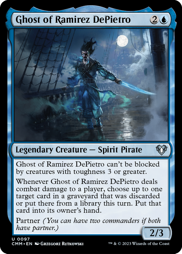 Ghost of Ramirez DePietro (CMM-097) - Commander Masters Foil
