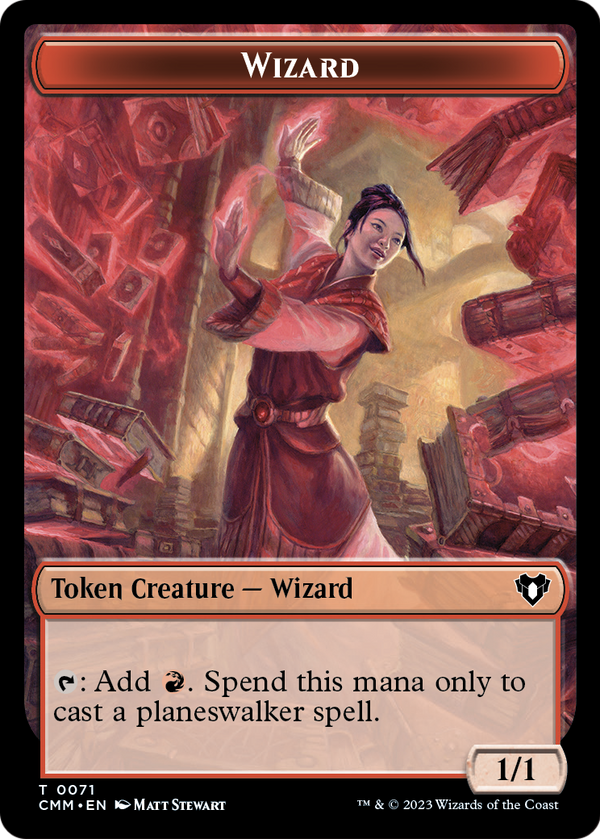 Wizard (TCMM-071) - Commander Masters Tokens