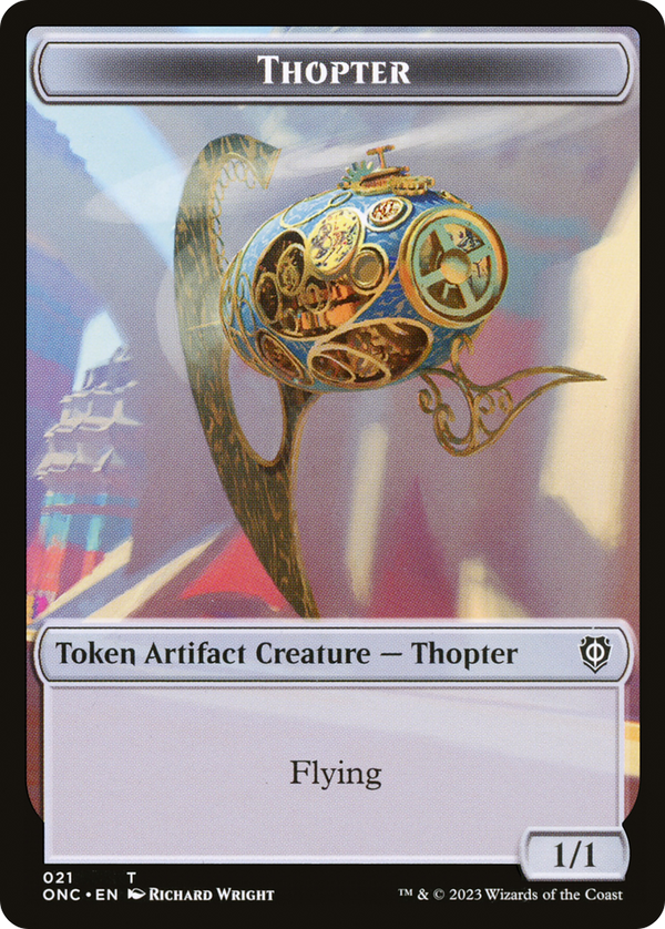 Thopter (TONC-021) - Phyrexia: All Will Be One Commander Tokens