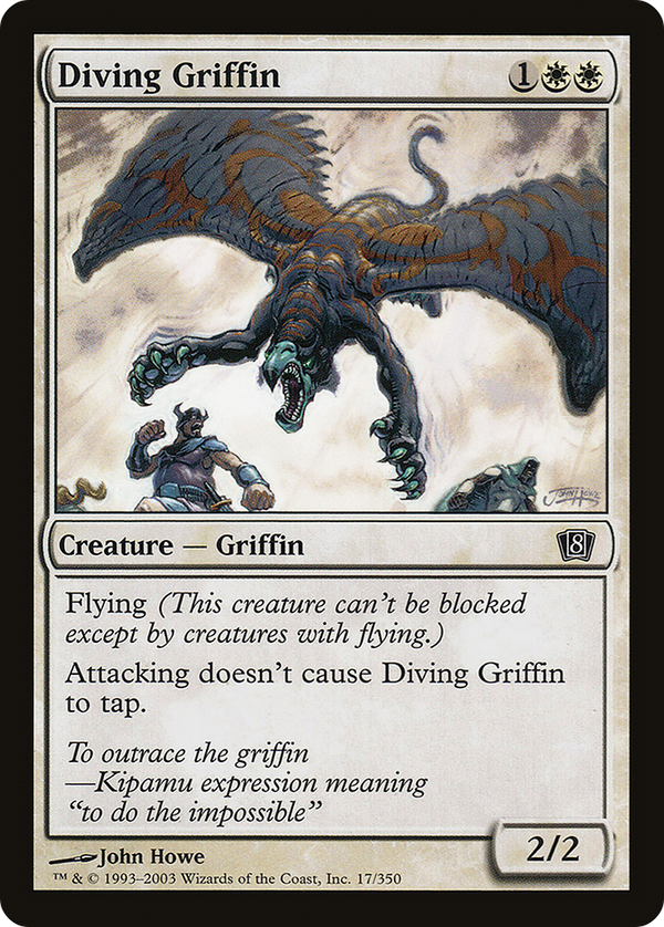 Diving Griffin (8ED-017) - 8th Edition Foil