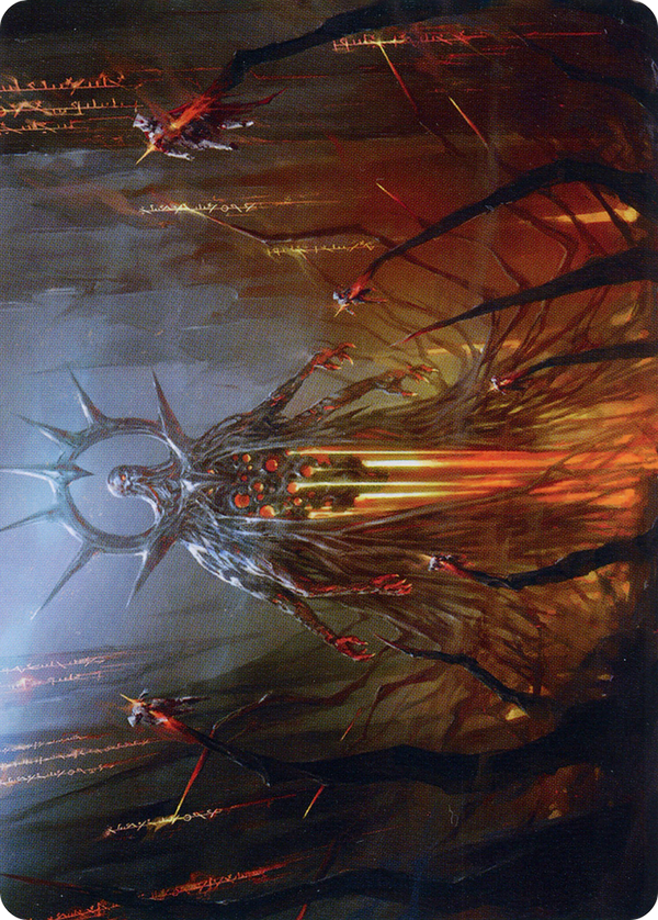 Solphim, Mayhem Dominus // Solphim, Mayhem Dominus (AONE-035) - Phyrexia: All Will Be One Art Series (Borderless)