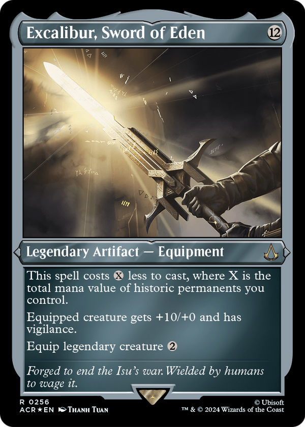 Excalibur, Sword of Eden (Foil Etched) (ACR-256) - Assassin's Creed Foil