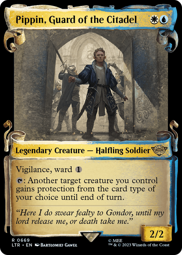 Pippin, Guard of the Citadel (Showcase Scrolls) (LTR-669) - The Lord of the Rings: Tales of Middle-earth: (Showcase)