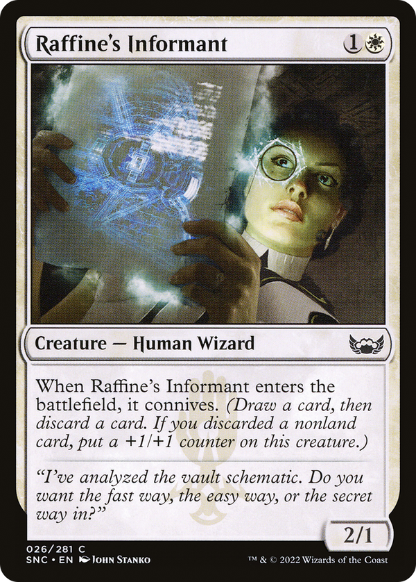 Raffine's Informant (SNC-026) - Streets of New Capenna Foil