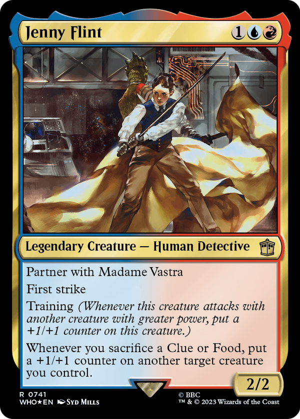 Jenny Flint (Surge Foil) (WHO-741) - Doctor Who Foil