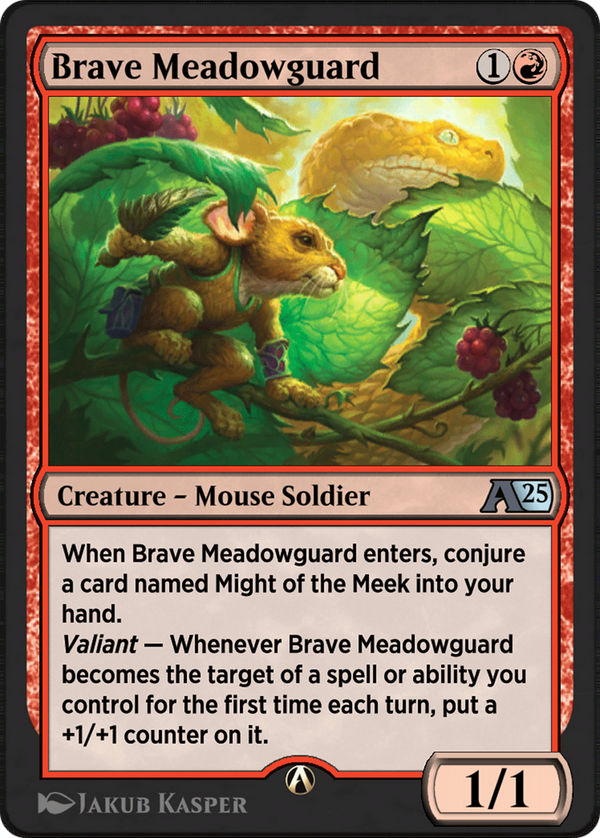 Brave Meadowguard (YBLB-013) - Alchemy: Bloomburrow