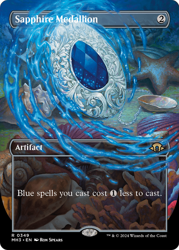 Sapphire Medallion (Borderless) (MH3-349) - Modern Horizons 3
