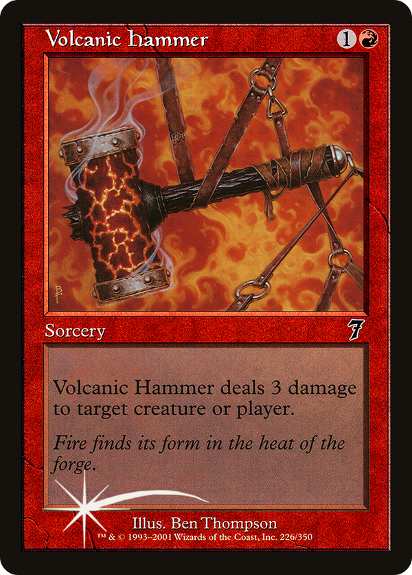 Volcanic Hammer (7ED-226★) - 7th Edition