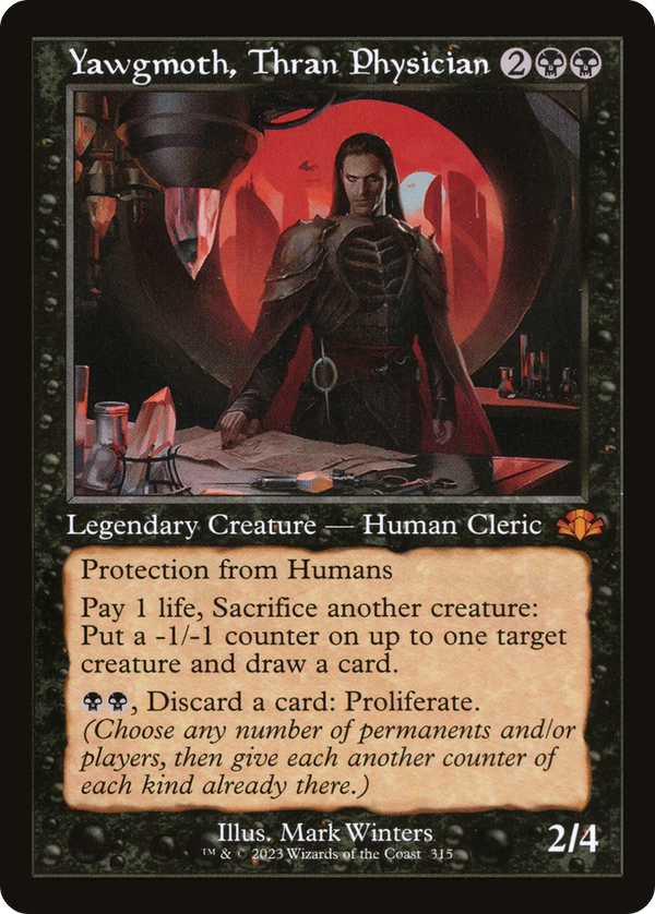 Yawgmoth, Thran Physician (Retro Frame) (DMR-315) - Dominaria Remastered Foil