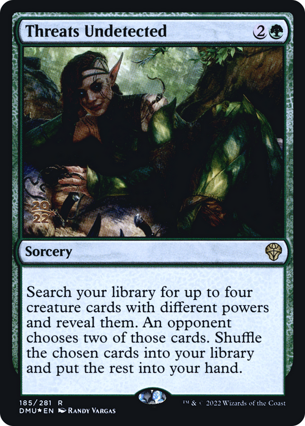Threats Undetected (PRE-185) - Dominaria United Promos Foil