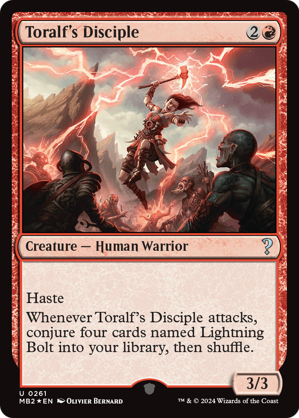 Toralf's Disciple (MB2-261) - Mystery Booster 2 Foil