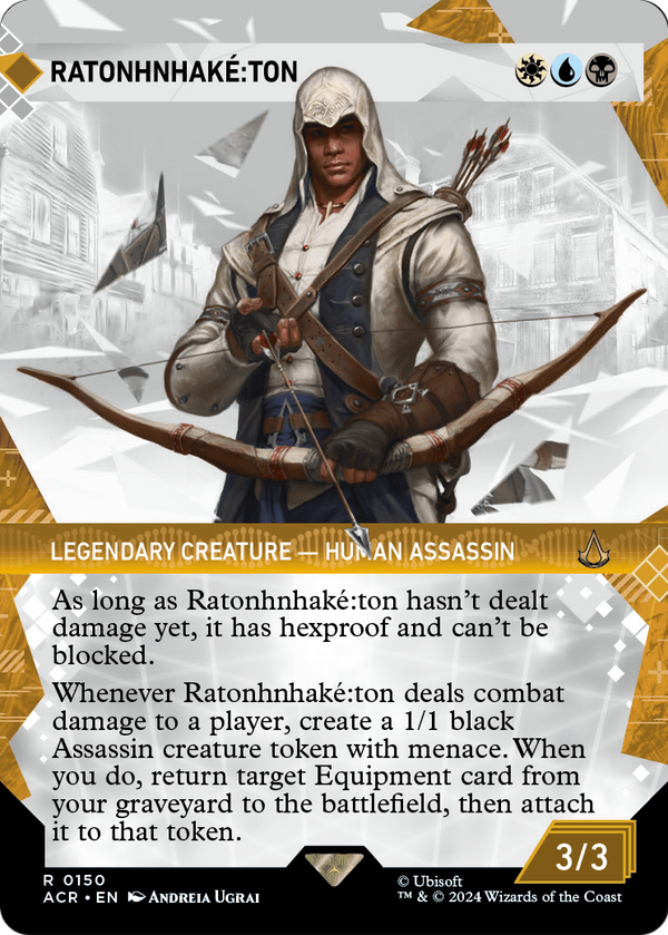 Ratonhnhake:ton (Showcase) (ACR-150) - Assassin's Creed: (Showcase) (Borderless)