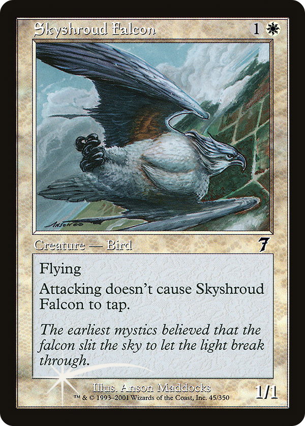 Skyshroud Falcon (7ED-45★) - 7th Edition
