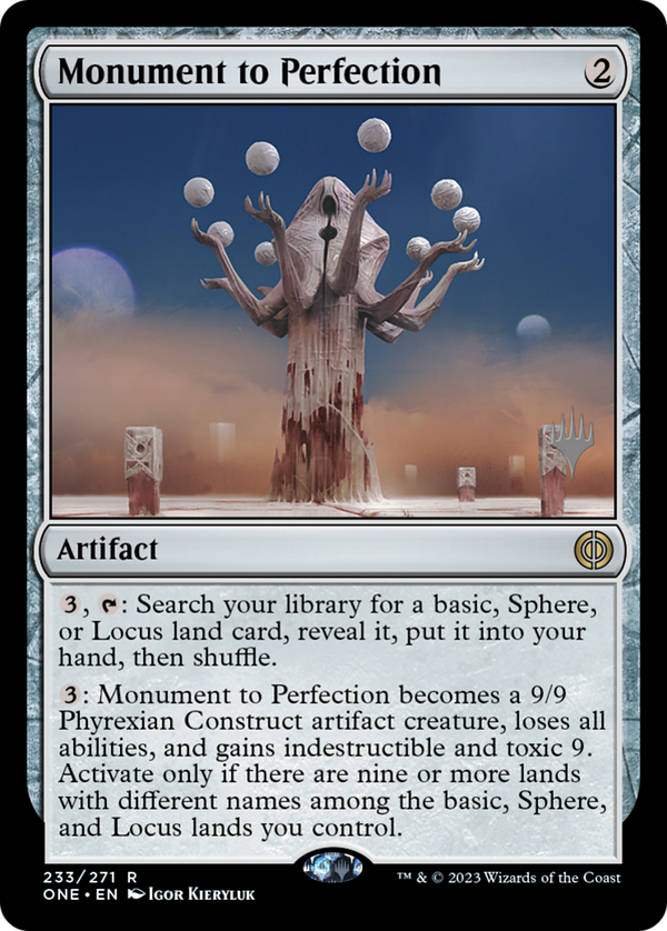 Monument to Perfection (PPONE-233) - Phyrexia: All Will Be One Promos