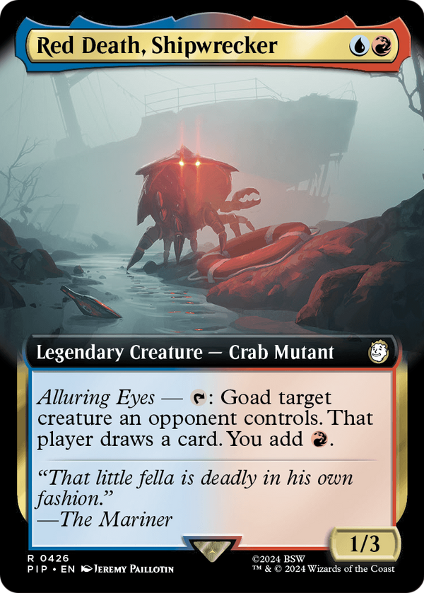 Red Death, Shipwrecker (Extended Art) (PIP-426) - Fallout: (Extended Art) Foil