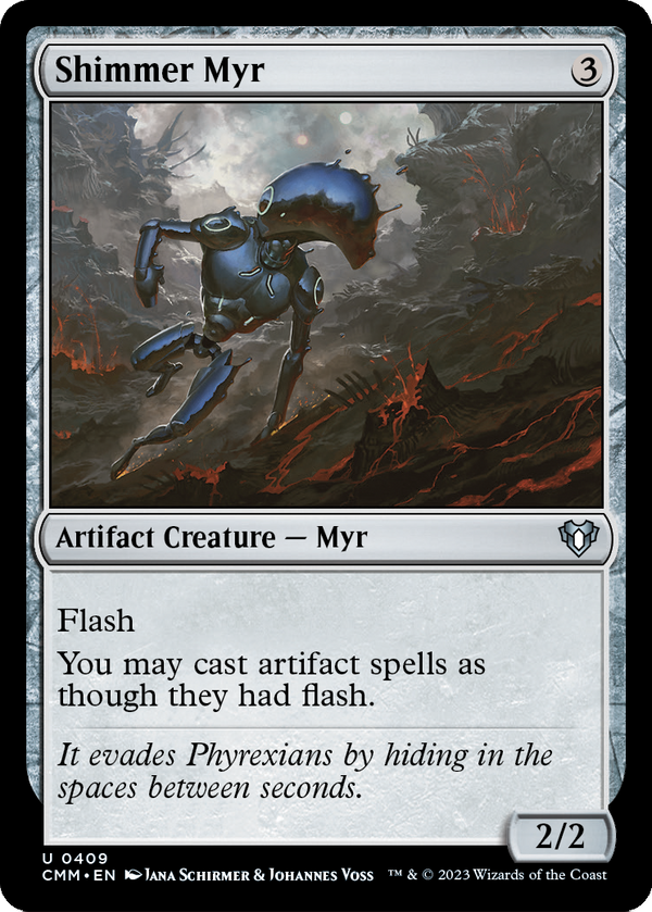 Shimmer Myr (CMM-409) - Commander Masters