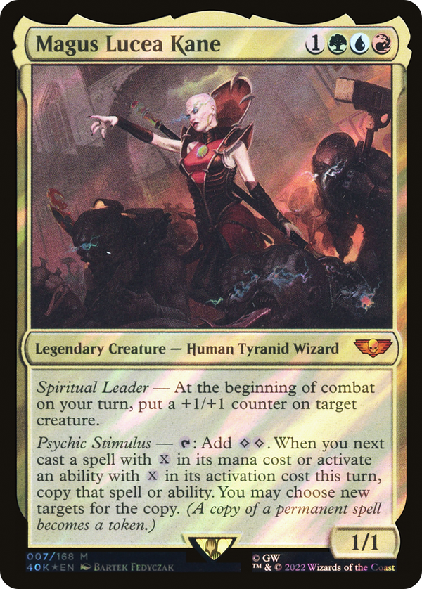 Magus Lucea Kane (Surge Foil) (40K-007) - Warhammer 40,000 Commander Foil