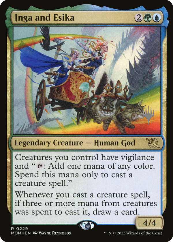 Inga and Esika (PPMOM-229) - March of the Machine Promos Foil