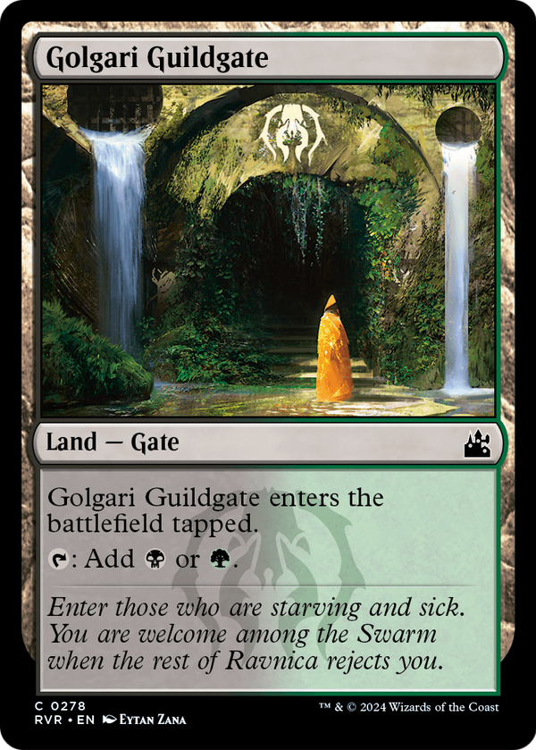 Golgari Guildgate (RVR-278) - Ravnica Remastered Foil