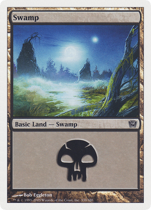 Swamp (339) (9ED-339) - 9th Edition